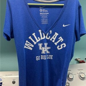 Nike Blue Wildcats V-Neck Tee